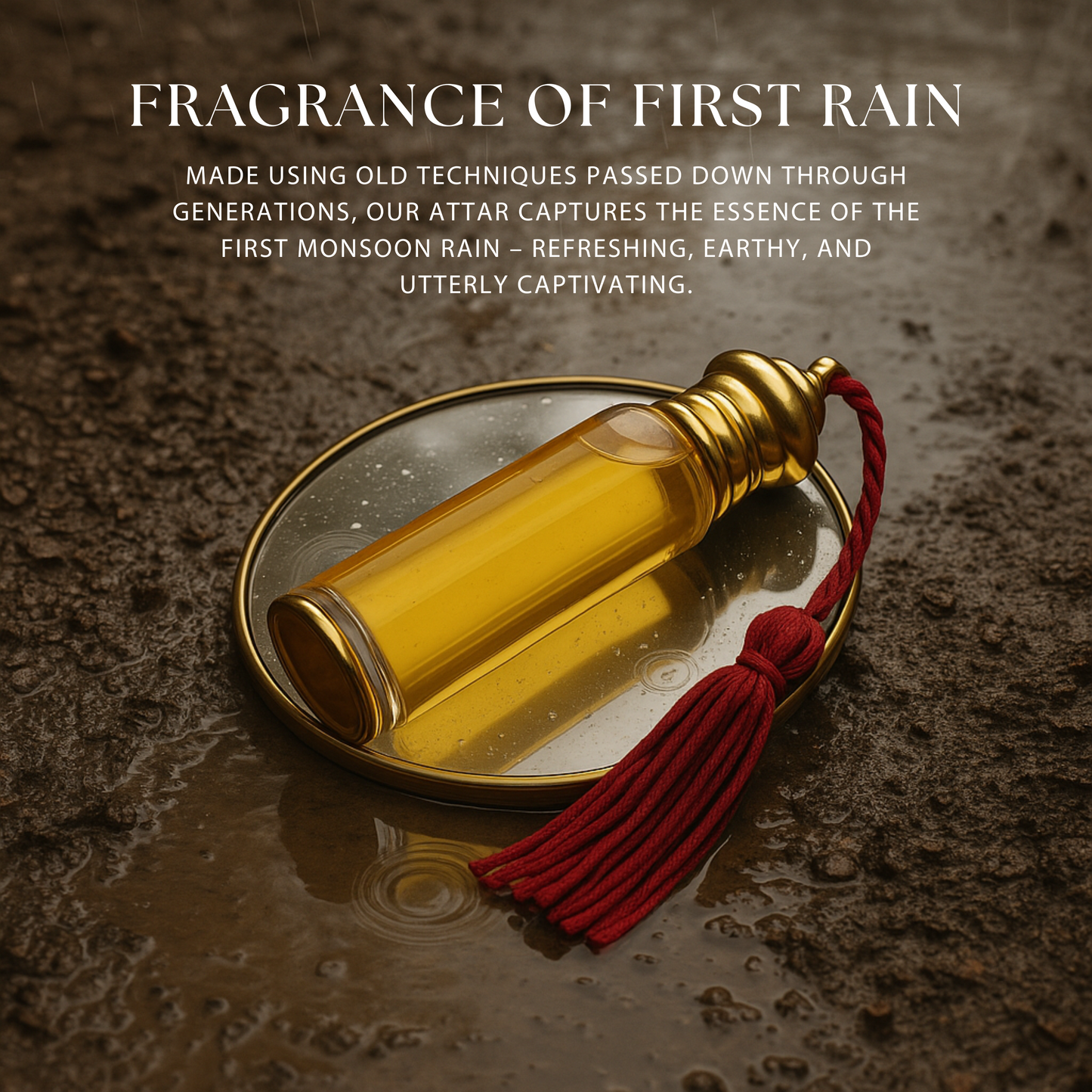 First Rain Handmade Mitti Attar - 18ML Pure Oil