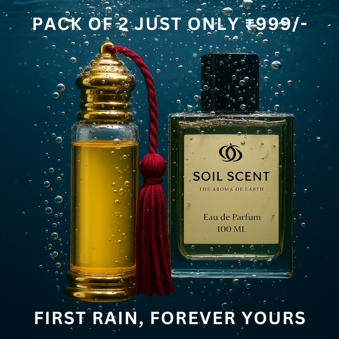 Soil Scent Perfume + Mitti Attar Combo – Luxury Duo at Just ₹999