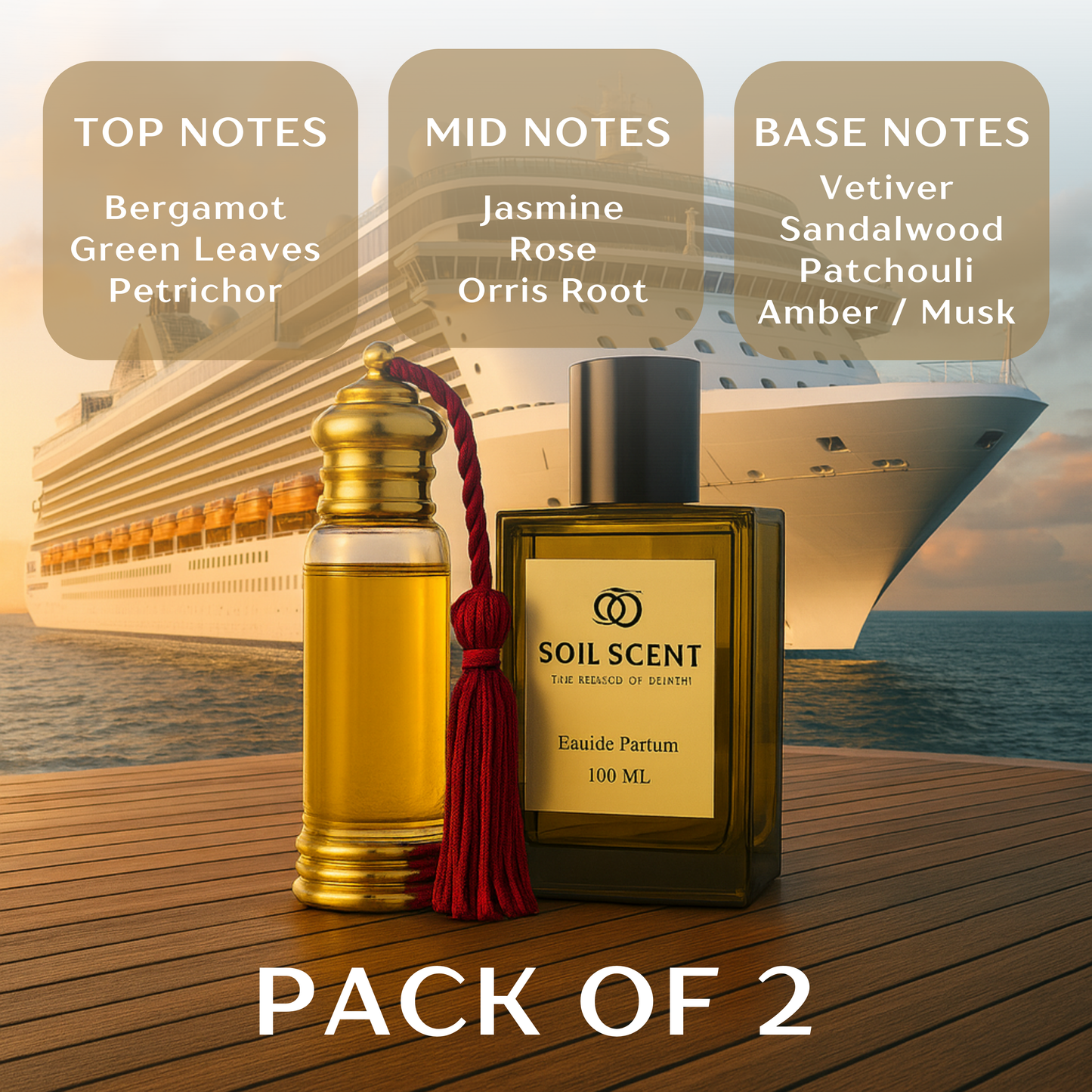 Soil Scent Perfume + Mitti Attar Combo – Luxury Duo at Just ₹999