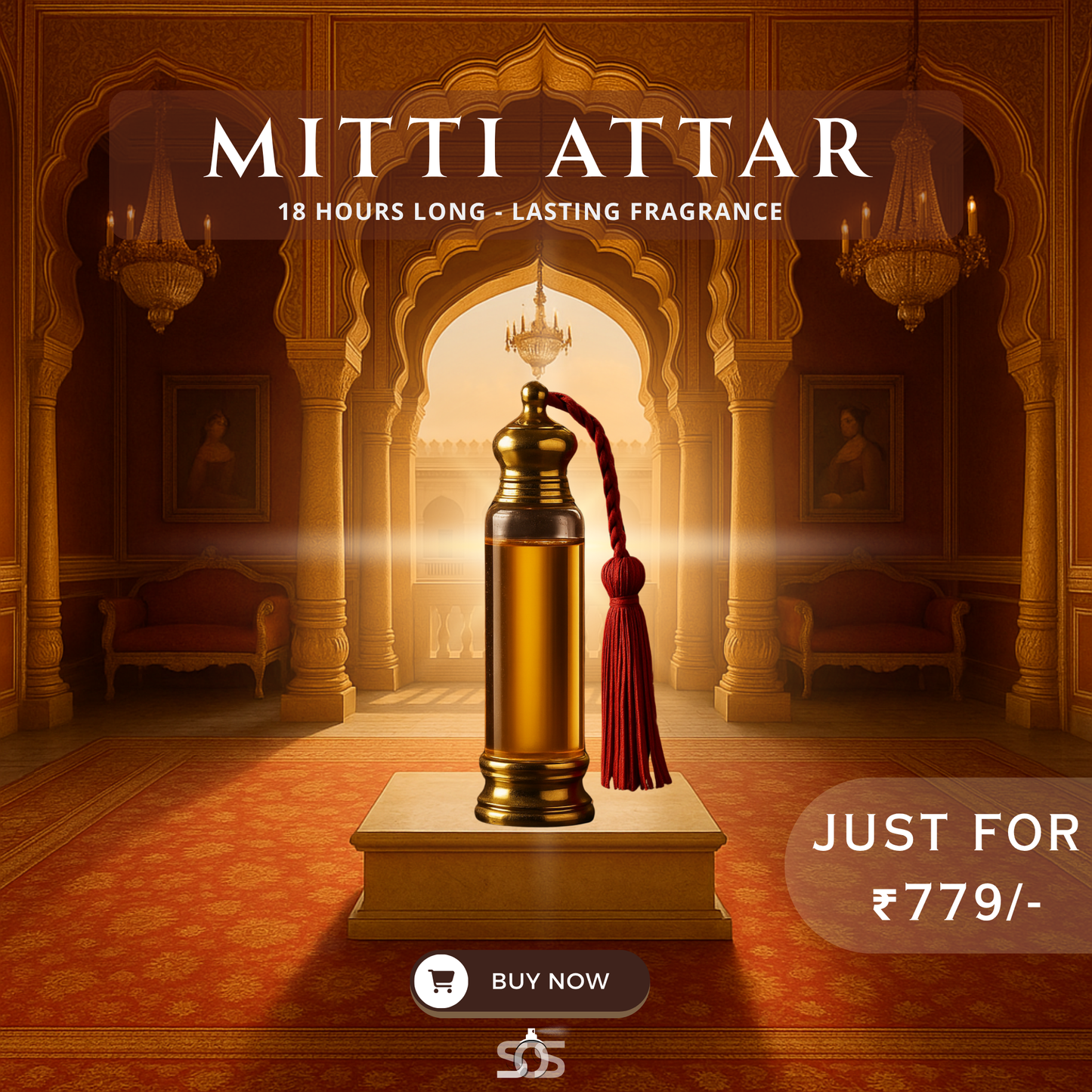 First Rain Handmade Mitti Attar - 18ML Pure Oil