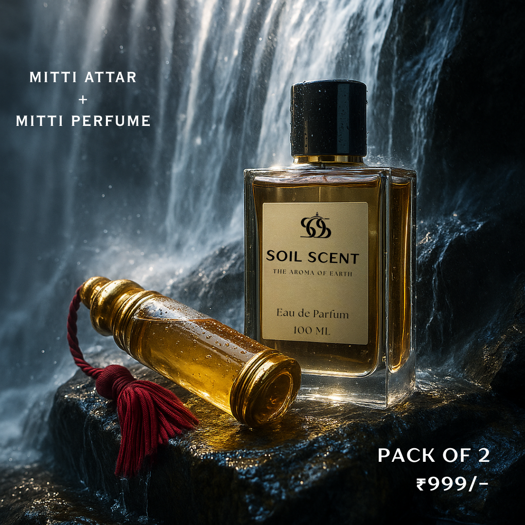 Soil Scent Perfume + Mitti Attar Combo – Luxury Duo at Just ₹999